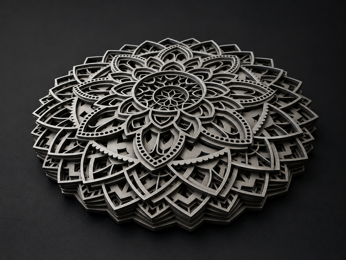 Multi-Layered Steel Mandala